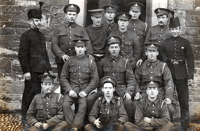 71st Battalion Royal Field Artillery including troopers in dress uniform