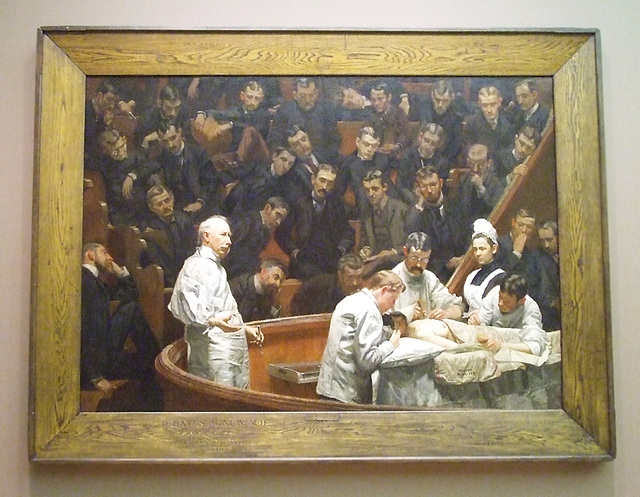 The Agnew Clinic by Eakins in the Philadelphia Museum of Art, August 2009