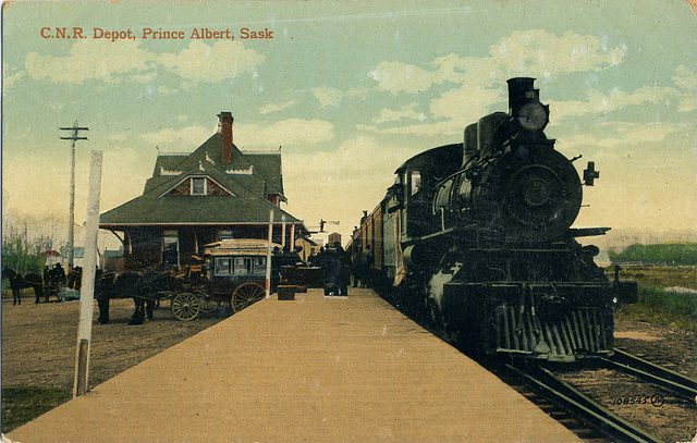 C.N.R. Depot, Prince Albert, Sask.