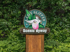 Lady Slipper Scenic Byway sign