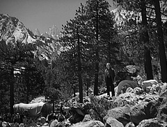 Dean Jagger playing Brigham Young in the Sierra above Lone Pine