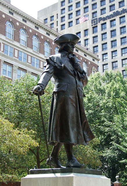 Robert Morris Statue in Philadelphia, August 2009