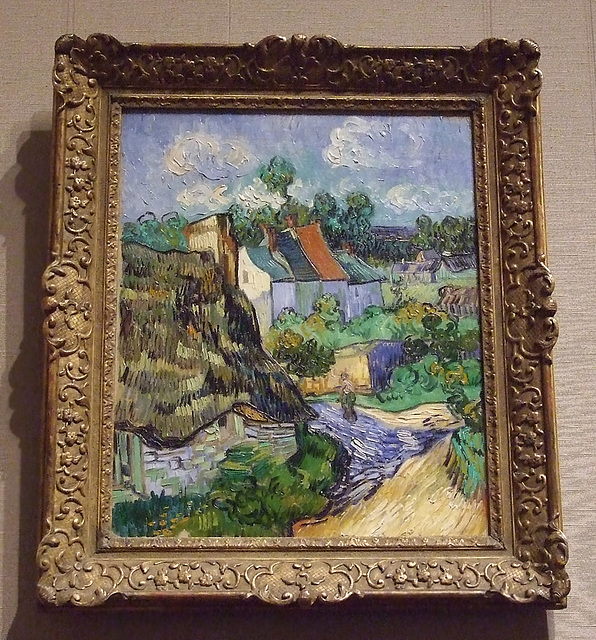 Houses at Auvers by Van Gogh in the Boston Museum of Fine Arts, July 2011