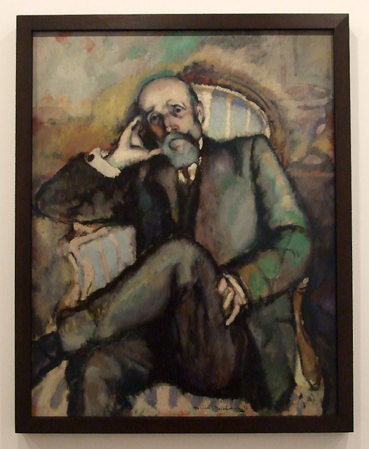 Portrait of the Artist's Father by Duchamp in the Philadelphia Museum of Art, January 2012