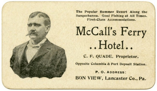 McCall's Ferry Hotel, Bon View, Lancaster County, Pa.