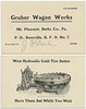 Gruber Wagon Works, Mt. Pleasant, Berks County, Pa.