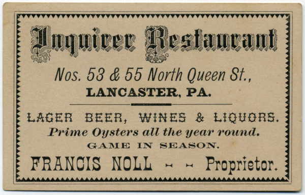 Inquirer Restaurant