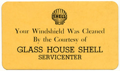Your Windshield Was Cleaned by Glass House Shell Service Center