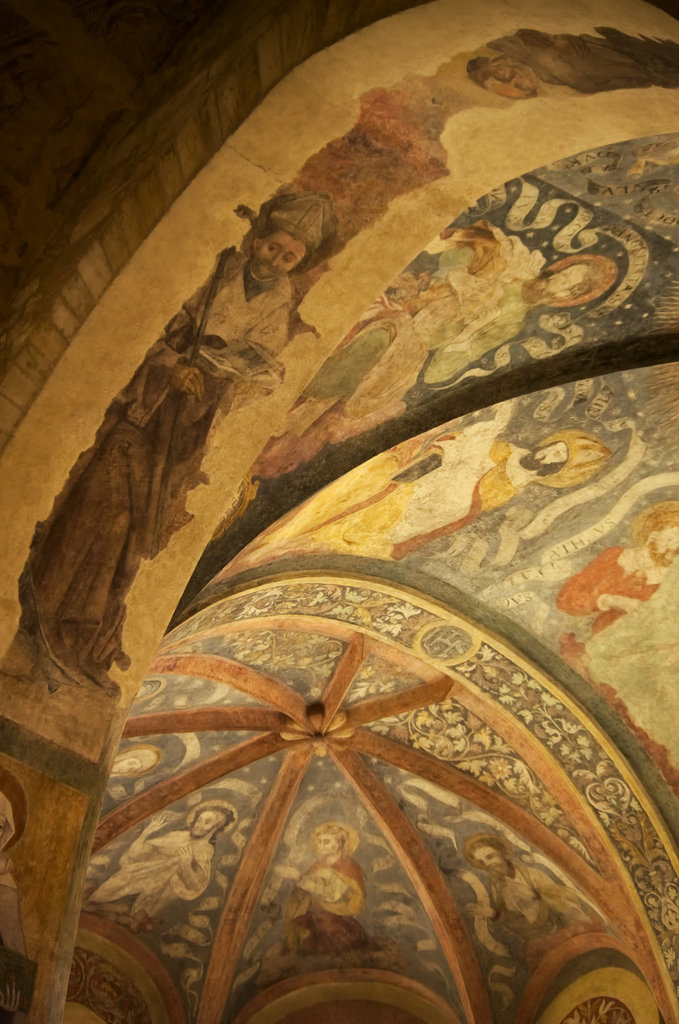 Roof Vaulting and Paintings in St Vitus Cathedral Prague