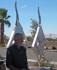 Dedication of Steven Rieman Sculpture at DHS Health & Wellness Center (0201)