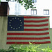 Flag at the Betsy Ross House in Philadelphia, August 2009