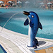 Dolphin Fountain in the Kiddie Pool at the Hotel Marabout in Sousse, June 2014