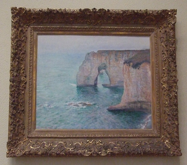 Manne-Porte, Etretat by Monet in the Philadelphia Museum of Art, January 2012