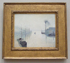 L'Ile Lacroix, Rouen by Pissarro in the Philadelphia Museum of Art, January 2012