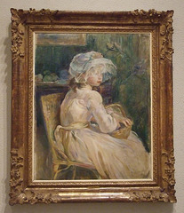 Young Girl with a Basket by Berthe Morisot in the Philadelphia Museum of Art, August 2009
