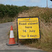 Another of those diversion signs. Grrr