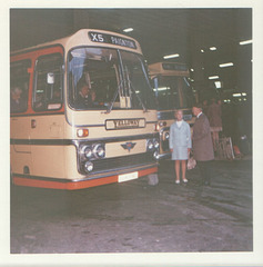 Yelloway CDK 174L in Chorlton Street Coach Station, Manchester - Sep 1973