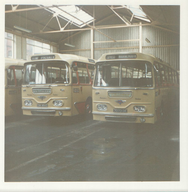 Yelloway CDK 854C and 7073 DK Aug 1973 (1)