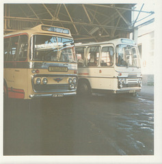 Yelloway FDK 416D and Northern General NCN 814L in Rochdale - Jul 1973