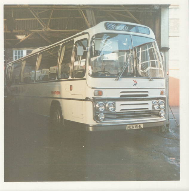 Northern General 114L (NCN 814L) at Yelloway, Rochdale - July 1973