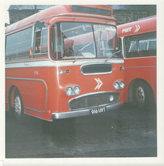 PMT 916 (916 UVT) at Yelloway, Rochdale - Sept 1973