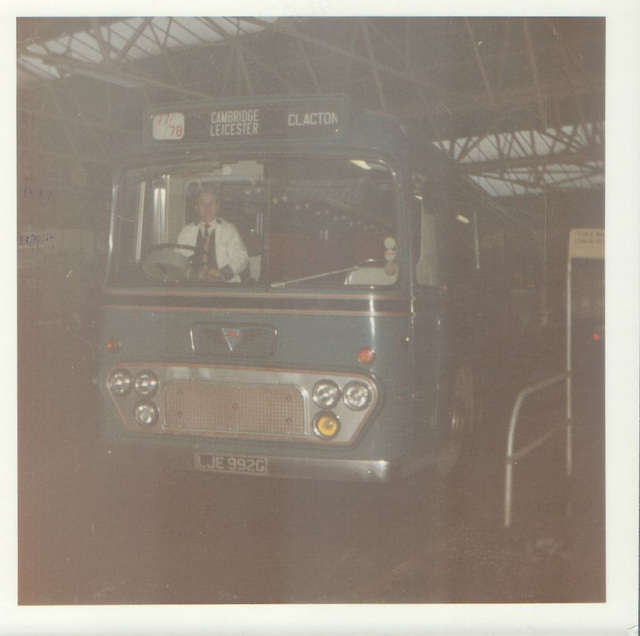 196/02 Premier Travel Services LJE 992G in Rochdale -December 1971