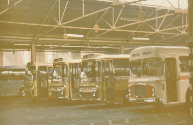 Yelloway line up of holiday expresses - August 1972
