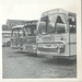 Yelloway NDK 166G with Premier Travel OVE 232J and NMU 7 in Rochdale - Apr 1972