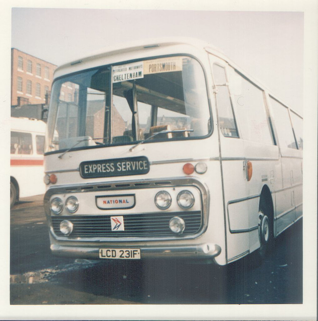 Southdown 1231  (LCD 231F) at Rochdale - Aug 1973