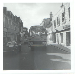 Yelloway NNC 853P in Bury St Edmunds - Jul 1981