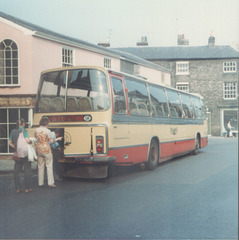 Yelloway NNC 855P in Bury St Edmunds - Aug 1981