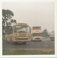Yelloway PDK 458H and Standerwick VRL Oct 1973