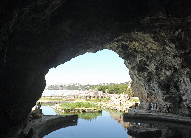 The Interior of the Grotto in the Villa of Tiberius in Sperlonga, July 2012