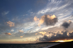 Sunset over Newhaven - Seaford Bay - 27.6.2014 b