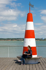Giant traffic cone spotted in Hythe!