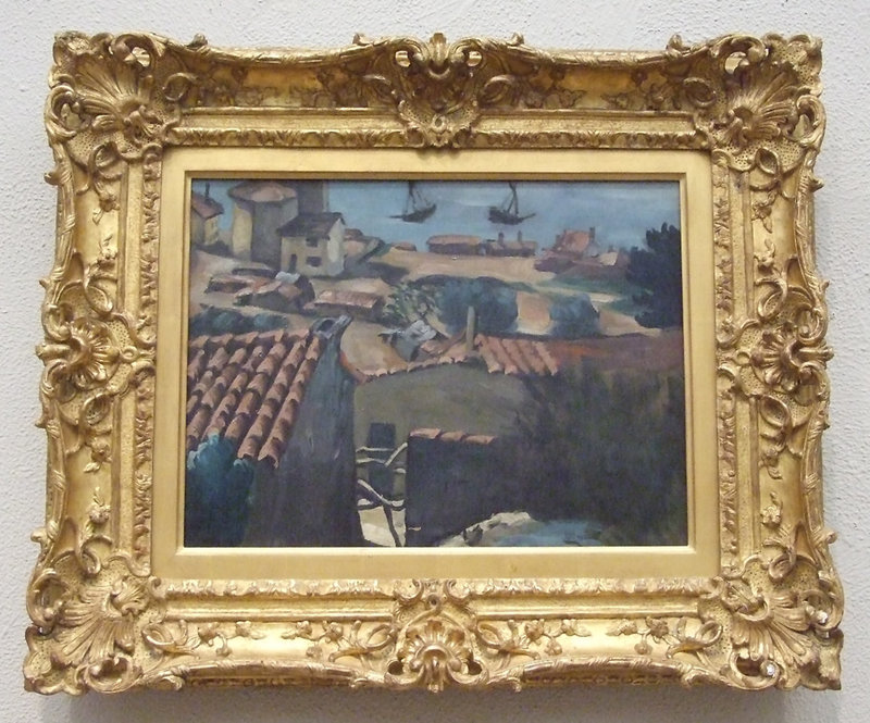 Fisherman's Village at L'Estaque by Cezanne in the Philadelphia Museum of Art, January 2012