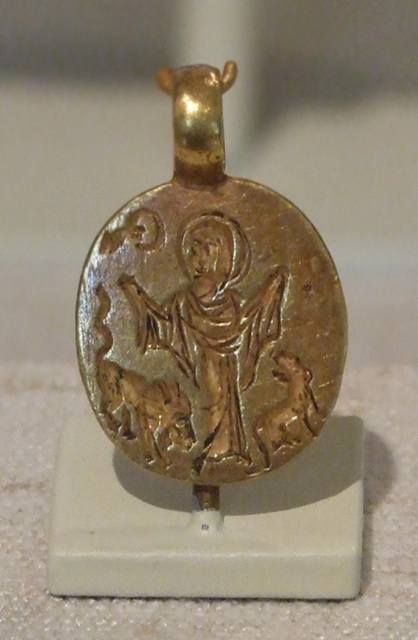 Pendant with St. Thekla Between Wild Beasts in the Princeton University Art Museum, July 2011