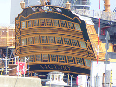 HMS Victory's Stern Cabin windows