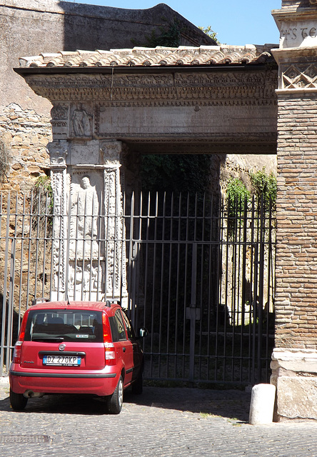 The Arch of the Argentarii in Rome, July 2012