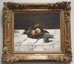 Basket of Fruit by Manet in the Philadelphia Museum of Art, August 2009