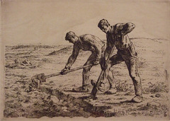 The Diggers by Millet in the Philadelphia Museum of Art, August 2009