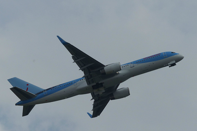 G-OOBP departing Luton - 12 July 2014