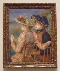 Two Girls by Renoir in the Philadelphia Museum of Art, August 2009