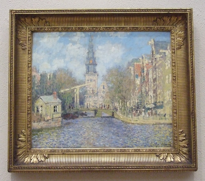 The Zuiderkirk, Amsterdam:  Looking Up by Monet in the Philadelphia Museum of Art, January 2012