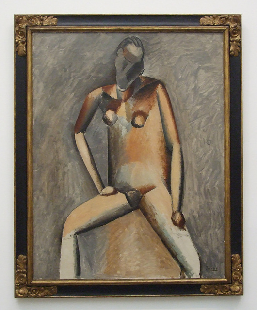 Seated Female Nude by Picasso in the Philadelphia Museum of Art, August 2009
