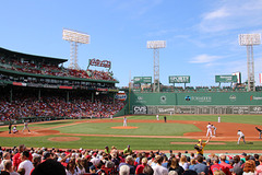 An afternoon game at Fenway Park