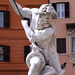Detail of the Fountain of Neptune in Piazza Navona, June 2012