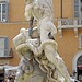 Detail of the Fountain of Neptune in Piazza Navona, June 2012