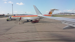 Despegando del aeropuerto de Santander