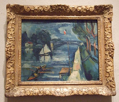 The Seine at Chatou by Vlaminck in the Philadelphia Museum of Art, August 2009